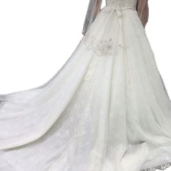 NWT: Gorgeous Melissa Sweet Ballgown Wedding Dress Set