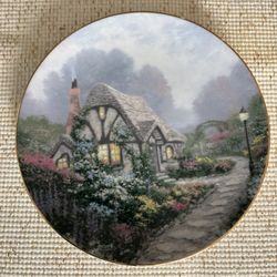 Vintage Cottage Collector Plate