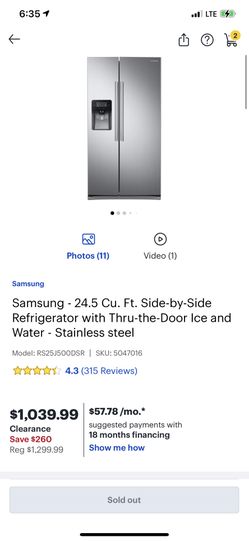 Samsung Refrigerator 