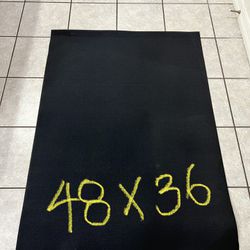 exercise equipment mat 48x36 