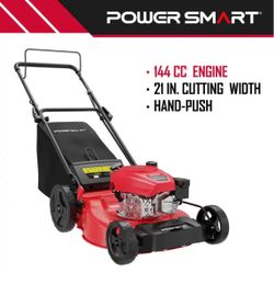 BRAND NEW IN BOX Shop PowerSmart 21 in. 144cc OHV 4-stroke engine 3-in-1 Gas Push Lawn Mower