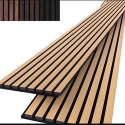 Bulk Lot: 98 Boxes Acoustic Wood Slat Wall Panels (1,620 Sq Ft) - Natural Oak Slats⁠