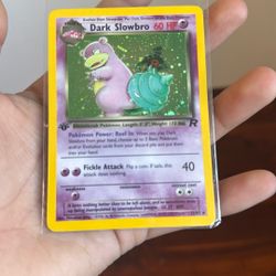 1st Edition Holo Dark Slow bro 