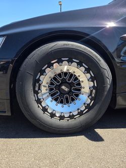 15" BELAK SERIES 2 BEADLOCK BILLET LIP ON 275/50R15 NITTO RII