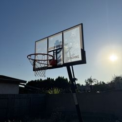 Spaulding Adjustable Basketball Hoop