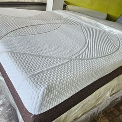 Mattress And Box Spring Queen Size 