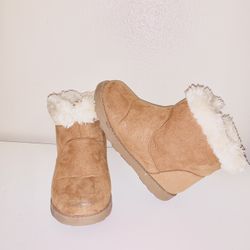 Cat & Jack Suede Ankle Boots Kid Size 8