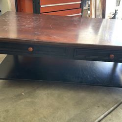 Coffee Table With Two Little Drawers