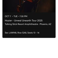Hozier Tickets 
