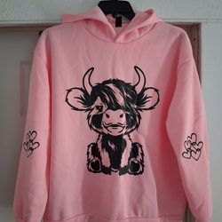 Women 2XL Hairy Calf Pullover Hooded Sweatshirt (New)