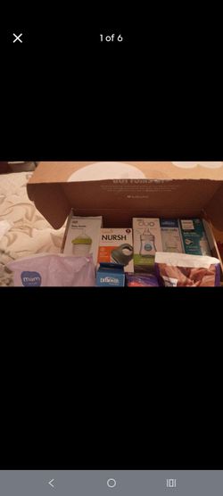 Brand new baby list box full of newborn baby bottle s