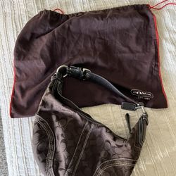 Vintage Coach Bag Brown 