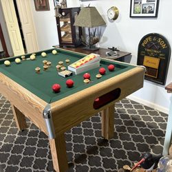 Slate Bumper Pool Table and Accessories 