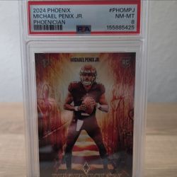 Panini 2024 Phoenix Phoenician Michael Penix Jr. Rookie Insert PHO-MPJ PSA