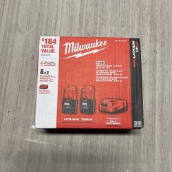 M12 Starter Kit Batteries 2.0 With Charger