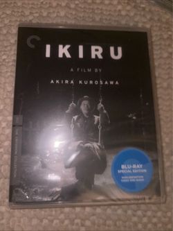 Ikiru The Criterion Collection Blu-ray Special Edition Akira Kurosawa 1952 B&W