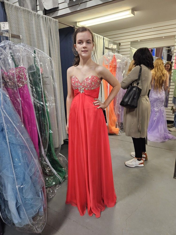 Watermelon Prom DRESS 