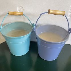 Big Bucket Candle With Handle Over 2 Lbs Each