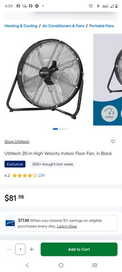 20-in high velocity fan