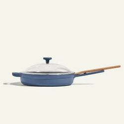 Our Place Cast Iron Always Pan |1.9 Quarter Premium Enameled, Toxin-Free Surface | 10-inch 8-in-1 Multifunctional Cookware System | Lid, Handle Covers
