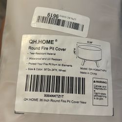 New Round fire Pit cover