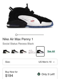 Nike Air Max Penny 1 Social Status Recess Black