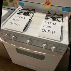 HOTPOINT RGBS330DRWW 30-in 4 Burners 4.8-cu ft Freestanding Range Stove YR