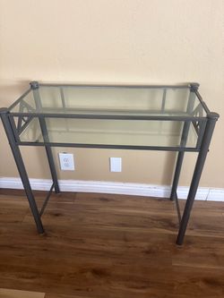 Small glass table