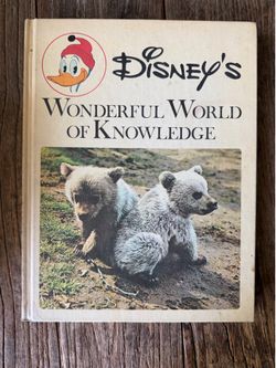 Vintage Book: 1973 DISNEY’S Wonderful World Of Knowledge #1 (Animals)