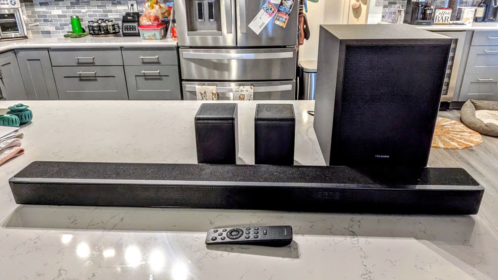 Hisense 5.1.2 Soundbar Wireless Subwoofer And Speakers