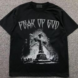 Fear Of God Vintage Washed Old Fog Short Sleeves