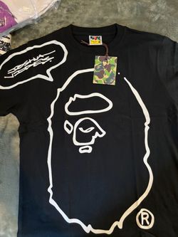 Black stussy bape shirt