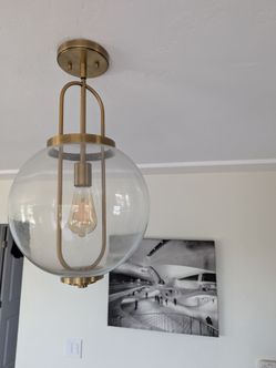 Brass Vintage Pendant Ceiling Light
