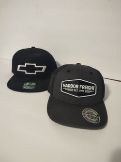 Brand new trucker hat set. Chevy. Harbor freight.