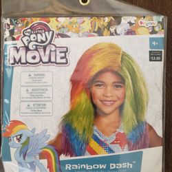 New My Little Pony Rainbow Child Wig Halloween Costume