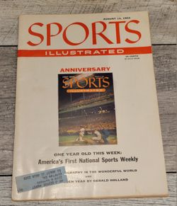 Sports Illustrated One Year Anniversary Magazine (August 15, 1955)