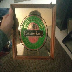 Antique Heineken Beer Sign