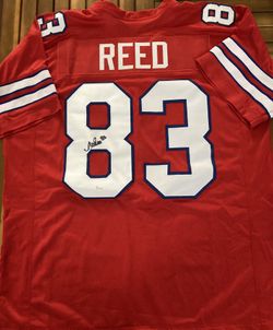 ANDRE REED Signed Vintage BUFFALO BILLS Jersey JSA