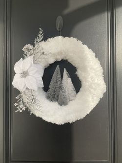 Custom Winter Door wreath 