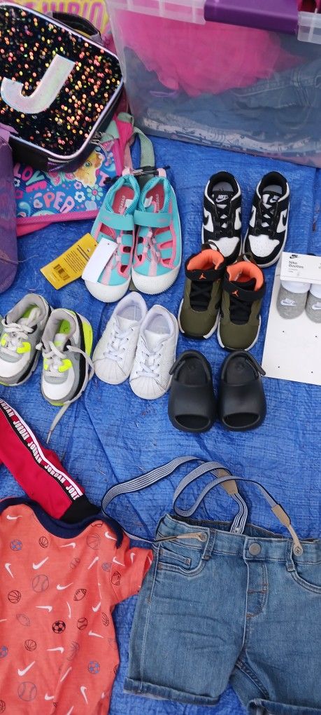 Jordan's & Other Baby Shoes And Outfit