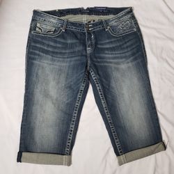 Vogoss Vogoss Blue/Black Jeans Size 20. 