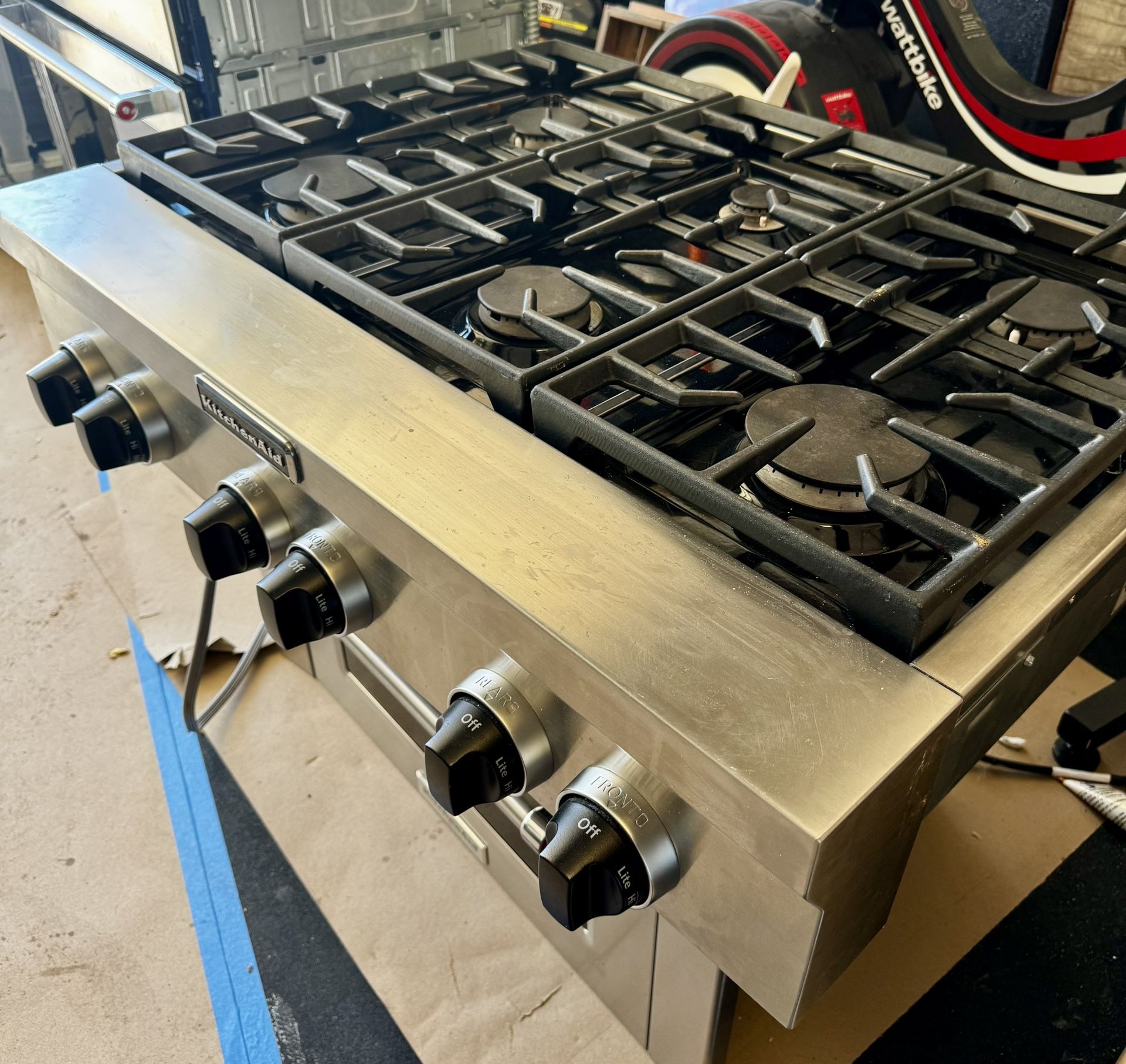 Kitchen Aid 36” Range Top 