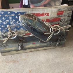 Airplanes Picture 3D 2ft5in H By 3ft4 Inch W