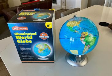 Illuminated World Globe for kids