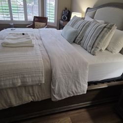 California King Auto Adjustable Bed Massage Tilt Lights Plus Nite Stands