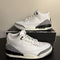 Air Jordan 3 Reimagined “White Cement” Size 10