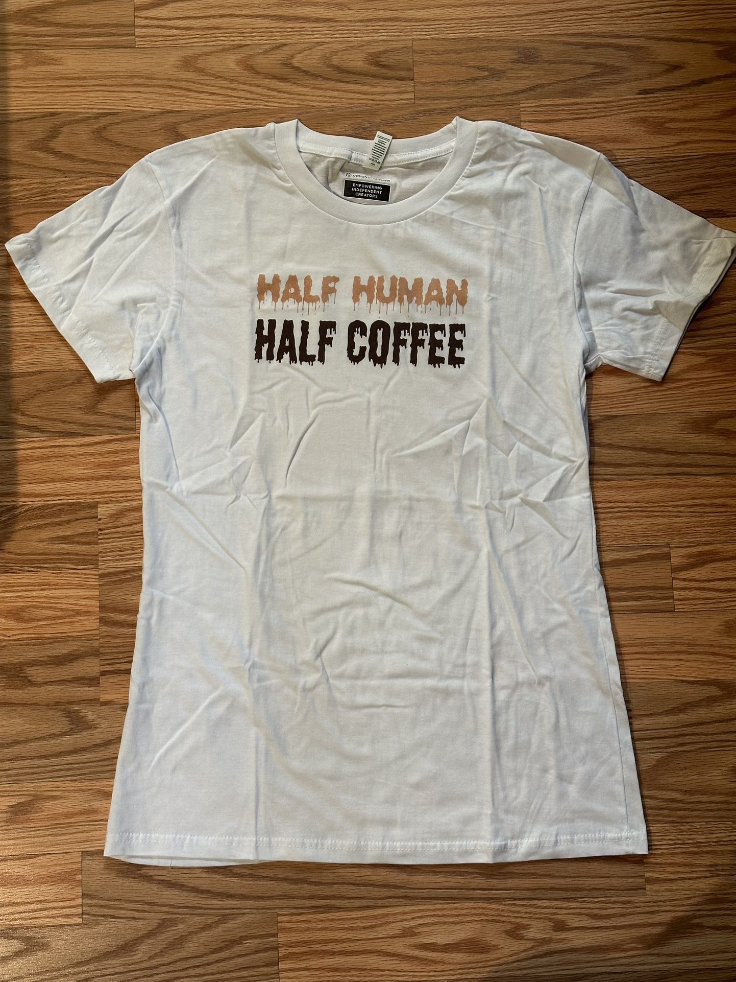 New Half Human Half Coffee Women’s Tshirt