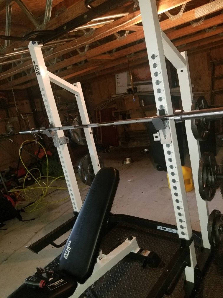 Half Rack Bench Press