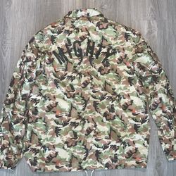 MightHealthy Camo Coaches Jacket