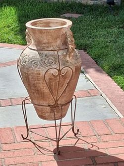 Designer Grecian Heart Vase